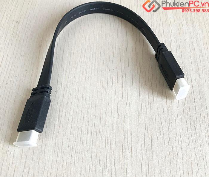 Cáp HDMI 1.4 dài 0.3M dây dẹt-3