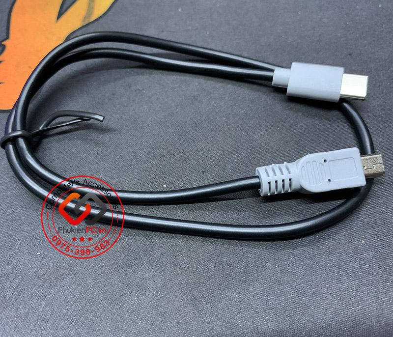 Cáp USB Type C sang Mini USB 1M-2
