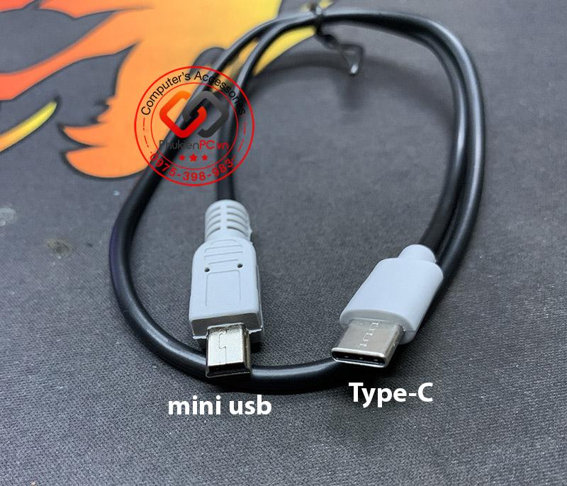 Cáp USB Type C sang Mini USB 1M-4