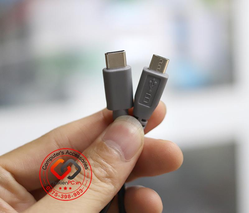 Cáp USB Type C sang Micro USB 25cm-4