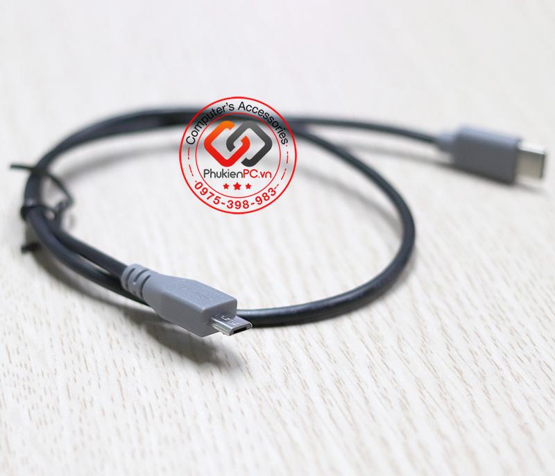 Cáp USB Type C sang Micro USB 50cm-3