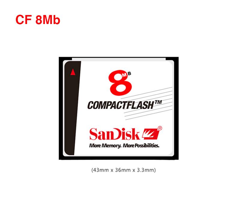 Thẻ nhớ CF Card Sandisk 8Mb dung lượng thấp