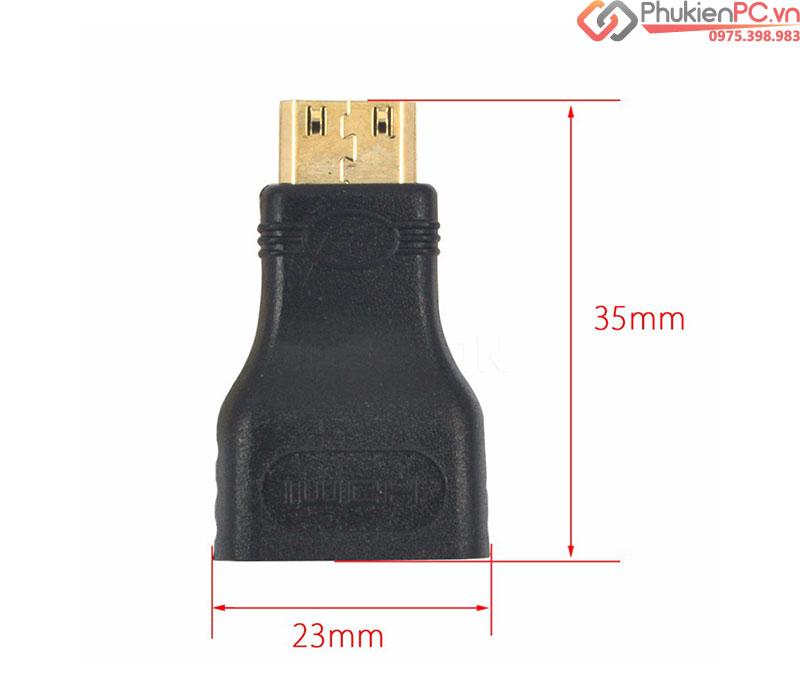 Giắc Mini HDMI sang HDMI adapter-4