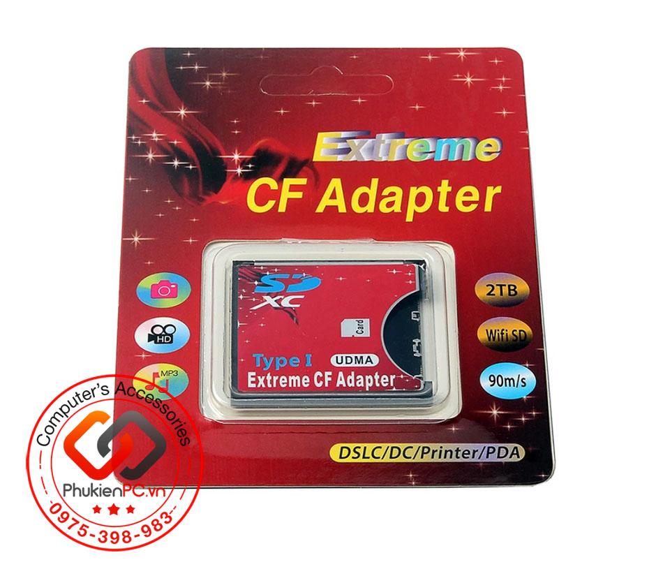 Adapter thẻ nhớ SD sang CF Type I-4