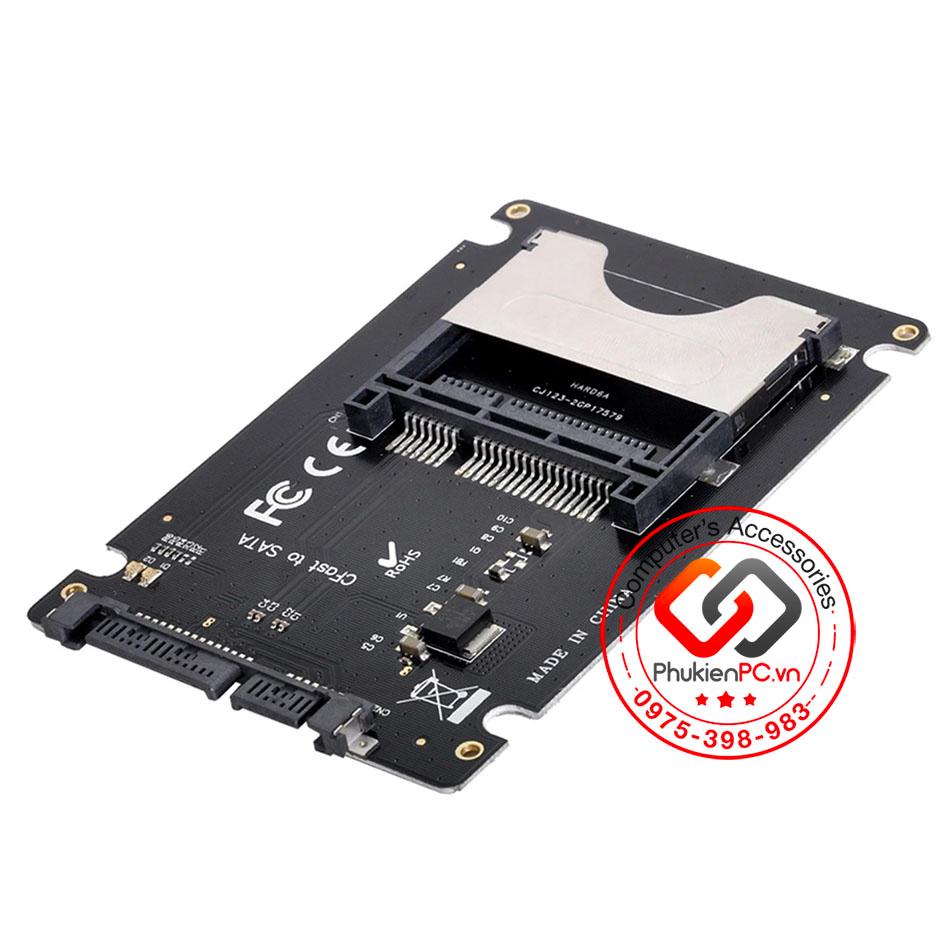 Adapter chuyển đổi CFast 2.0 sang SATA, sao lưu dữ liệu thẻ CFast vào máy tính-2