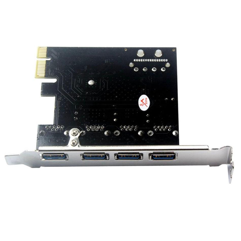 Card chuyển đổi PCI-e to 4 USB 3.0 hỗ trợ Win XP, 7, 10, 11-4